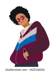 person girl character casual face model