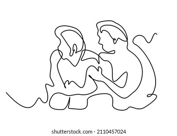 person giving support to a person in sad depression. gives morale to the loser