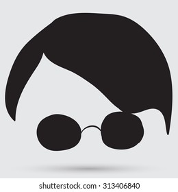 Person with glasses