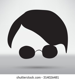 Person with glasses