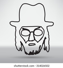 Person with glasses