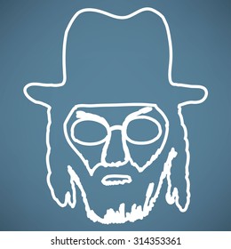 Person with glasses