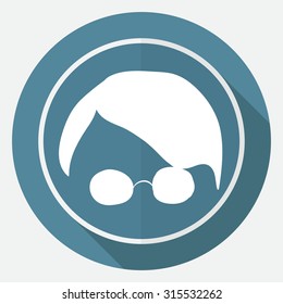 Person with glasses