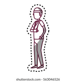 person with hand broken avatar