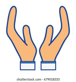 person hands symbol