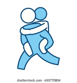 Person helping someone