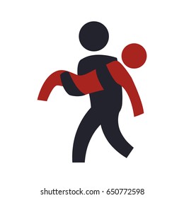 Person helping someone