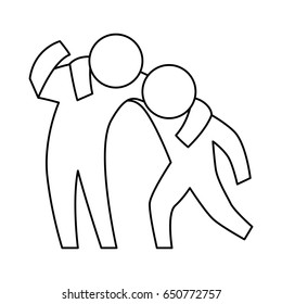 Person helping someone