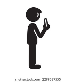 Person holding phone. Background White Clipart