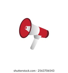 person holding and shouting through megaphone 