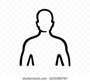 Pessoa, humano, medicina e design gráfico. Perfil, homem, cavalheiro, design vetorial e ilustração