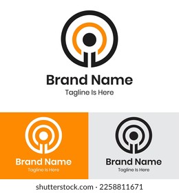 Person Icon With Black Circle Logo design