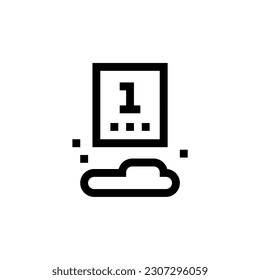 person icon with exhausted battery image with black color