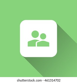 person icon. flat design