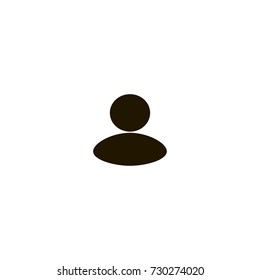 person icon. flat design