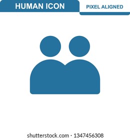 Person icon flat illustration design - Vector
