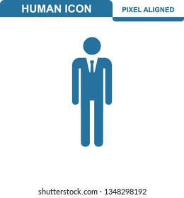 Person icon flat illustration design - Vector