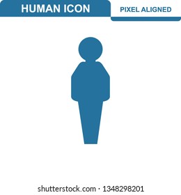 Person icon flat illustration design - Vector