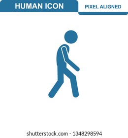 Person icon flat illustration design - Vector