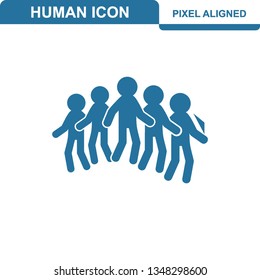 Person icon flat illustration design - Vector