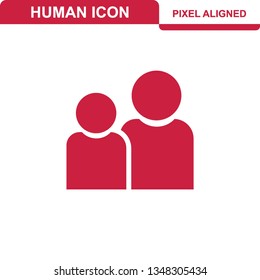 Person icon flat illustration design - Vector