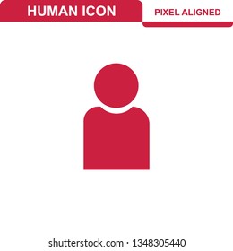 Person icon flat illustration design - Vector