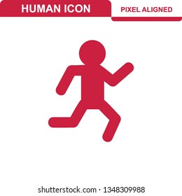 Person icon flat illustration design - Vector