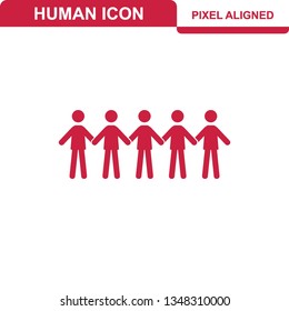 Person icon flat illustration design - Vector