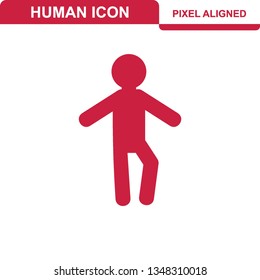 Person icon flat illustration design - Vector