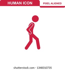 Person icon flat illustration design - Vector