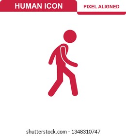 Person icon flat illustration design - Vector