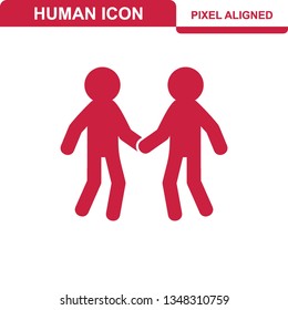 Person icon flat illustration design - Vector