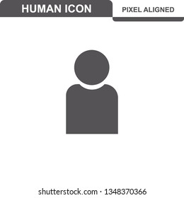 Person icon flat illustration design - Vector