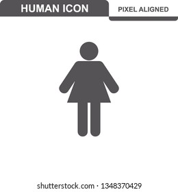 Person icon flat illustration design - Vector