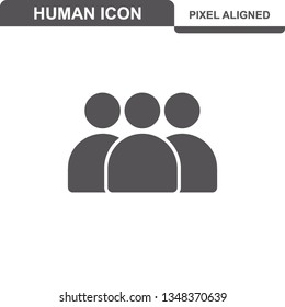 Person icon flat illustration design - Vector