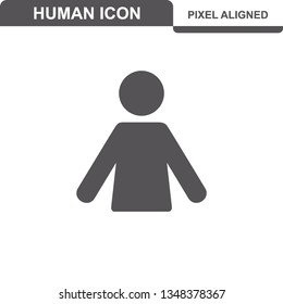 Person icon flat illustration design - Vector