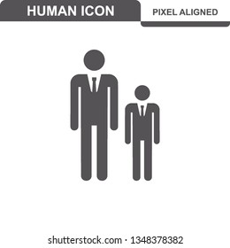 Person icon flat illustration design - Vector