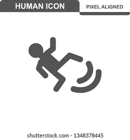 Person icon flat illustration design - Vector