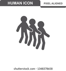 Person icon flat illustration design - Vector