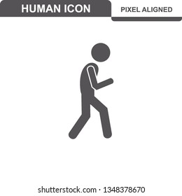 Person icon flat illustration design - Vector