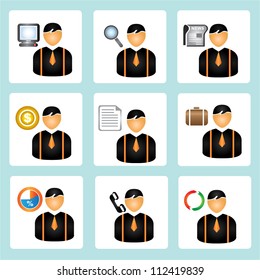 person icon, human, business man, profile,