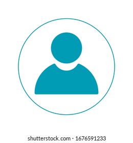 Person icon, logo and solid vector, person pictogram isolated on white.