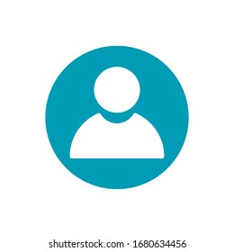 Person icon, logo and solid vector, person pictogram isolated on white.