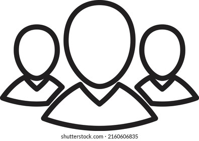 person icon on white background