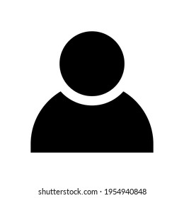 Icono de persona tipo vector simple