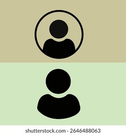 Person Icon profile vector for illustration 