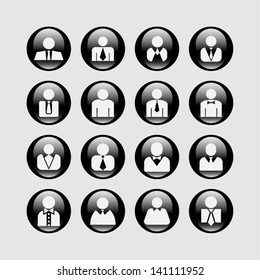 Person icon set