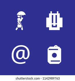 person icon set. walking, drink and at vector icon for graphic design and web