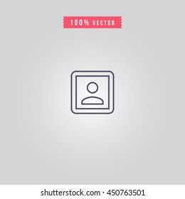 person icon. person sign