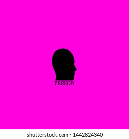 person icon sign signifier vector